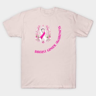 Breast cancer awareness support fighter warrior T-Shirt